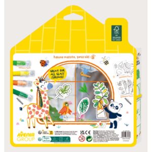 Set creativ - Decorare fereastra - Animale din jungla