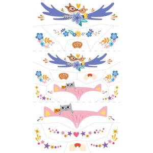 Set stickere si tatuaje - Distractie in familie