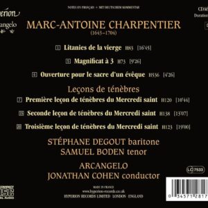Marc-Antoine Charpentier: Lecon De Tenebres
