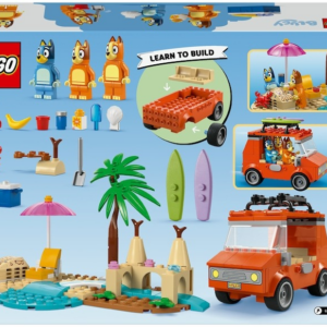 LEGO Bluey's Beach & Family Car Trip (11202)
