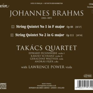 Brahms: String Quintets