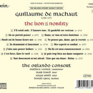 Machaut: The Lion of Nobility