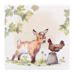 Suport pahar - Goat & Hen