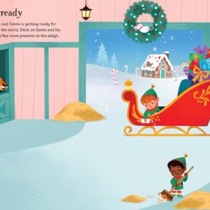 Sparkly Santa Sticker Book