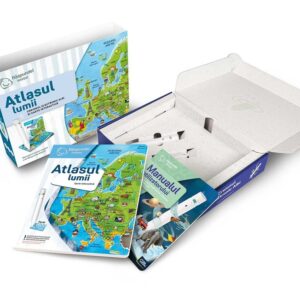 Pachet - Creion electronic si carte - Atlasul Lumii