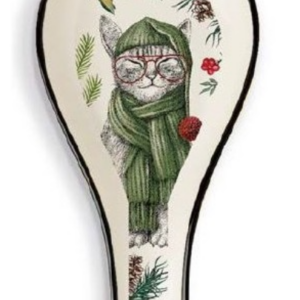 Suport lingura - Christmas Cat