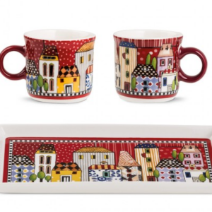 Set cani + tava - Paese mio red