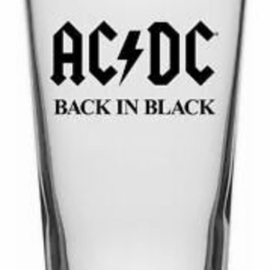 Pahar - AC/DC - Back in Black