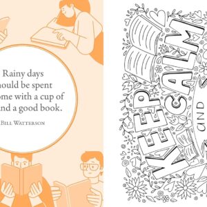 The Book Lover's Colouring Book