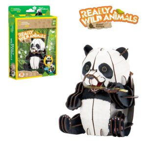 Puzzle 3D - National Geographic Animale Salbatice - Panda, 55 piese