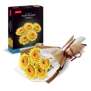 Puzzle 3D - Buchet de Floarea Soarelui, 180 piese