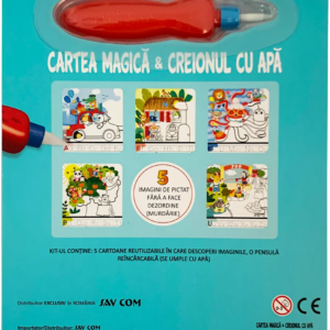 Cartea magica & creionul cu apa. Alfabetul