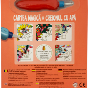 Cartea magica & creionul cu apa. Gradina cu fluturasi