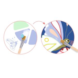 Set creativ de pictura - Fluturi si Buburuze