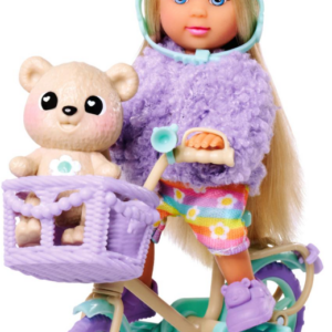 Set joaca - Bicicleta lui Teddy cu papusa