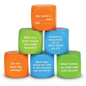 Jucarie educativa - Let's Talk Cubes - Feelings, social skills, you