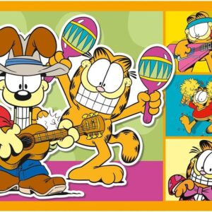 Puzzle 4 in 1 - Lui Garfield ii place Lasagna
