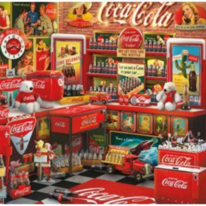 Puzzle 1000 piese - Coca Cola - Nostalgieshop
