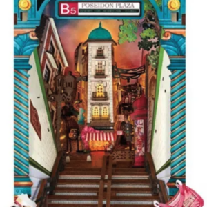 Book Nook. Puzzle 3D 196 piese - Wonderland Street Scene