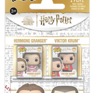 Set 2 figurine Harry Potter - Bitty Pop! Hermione Granger & Viktor Krum - Funko