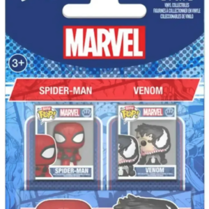 Set 2 figurine Spider-Man & Venom - Bitty Pop! Marvel - Funko