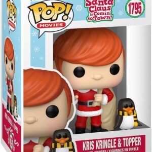 Figurina Kris Kringle & Topper - Santa Claus is Comin' to Town! - Pop! Movies - Funko