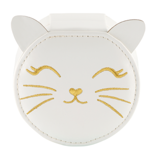 Cutie de bijuterii - Pisica - Alb