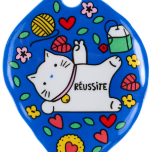 Suport pliculete ceai - Chat Bonheur Bleu