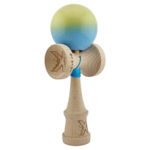 Jucarie de indemanare - Kendama X Super Sticky - Galben/Verde/Albastru