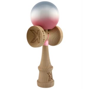 Jucarie de indemanare - Kendama - Big Cups Sticky Roz/Alb/Gri
