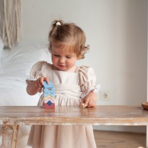 Set constructie - Cubika - Turn - Pastel