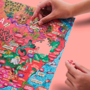 Puzzle clasic 1000 piese - Harta Australiei