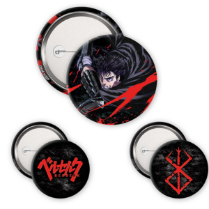 Set 4 insigne - Berserk - Guts