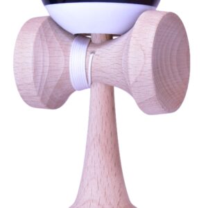 Jucarie de indemanare -  Kendama Super Sticky Paint - Negru/Alb
