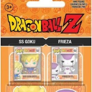 Set 2 figurine Super Saiyan Goku & Frieza - Dragon Ball Z - Bitty Pop! - Funko