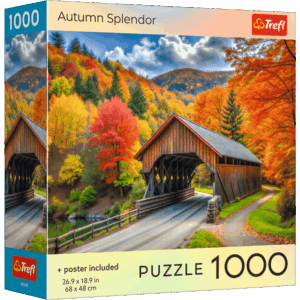 Puzzle 1000 piese - SUA - Splendoarea Toamnei