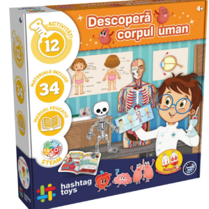 Joc educativ - Descopera corpul uman