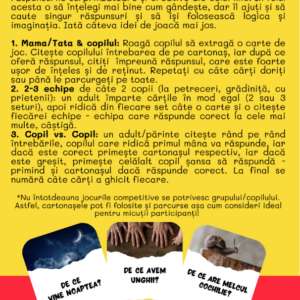 Joc educativ - De ce? De ce? De ce?