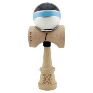 Jucarie de indemanare - Kendama X - Royal Spike, Big Cups - Inel Albastru Deschis