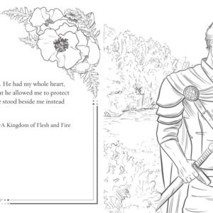 The Official Blood and Ash Coloring Book