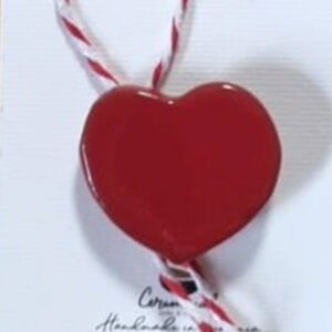 Martisor - Brosa Inima rosie