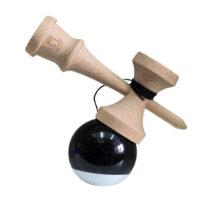 Kendama - Knight - Super Sticky Paint, Big Cups - Black/White