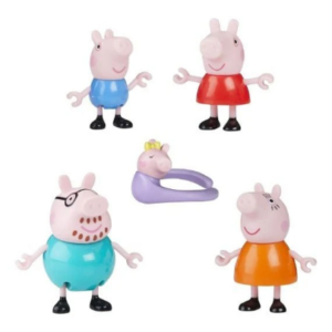 Set 5 figurine - Peppa Pig - Familia Peppa