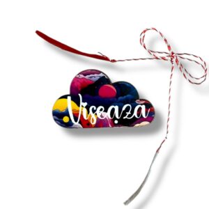 Brosa martisor din lemn – Norisor Viseaza