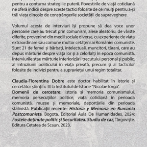 Povesti de viata din comunism. Represiune si cotidian