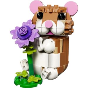 LEGO Creator 3 in 1 - Hamster adorabil cu o floare (31376)