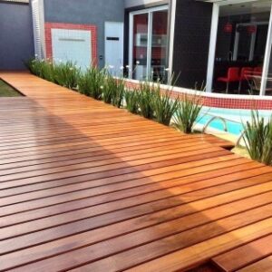 Deck Cumaru Champagne neted  KD  20x90x1250-1550 mm  RW-D-CUM-CHA-90