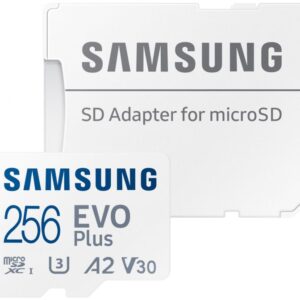 Card memorie Samsung Micro SDXC EVO Plus UHS-I U3 Clasa 10 256GB + Adaptor