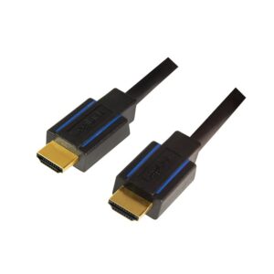 CABLU video LOGILINK, HDMI (T) la HDMI (T), 3m, premium, conectori auriti, rezolutie maxima 4K UHD (3840 x 2160) la 60 Hz, ver. 2.0b, w. ethernet, negru, blister, "CHB005" (timbru verde 0.8 lei)