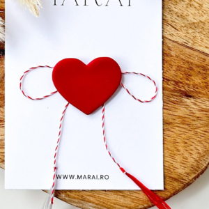 Martisor - Brosa Heart Red